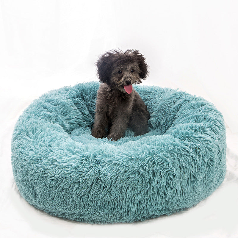CloudCalm Fluffy Donut Bed