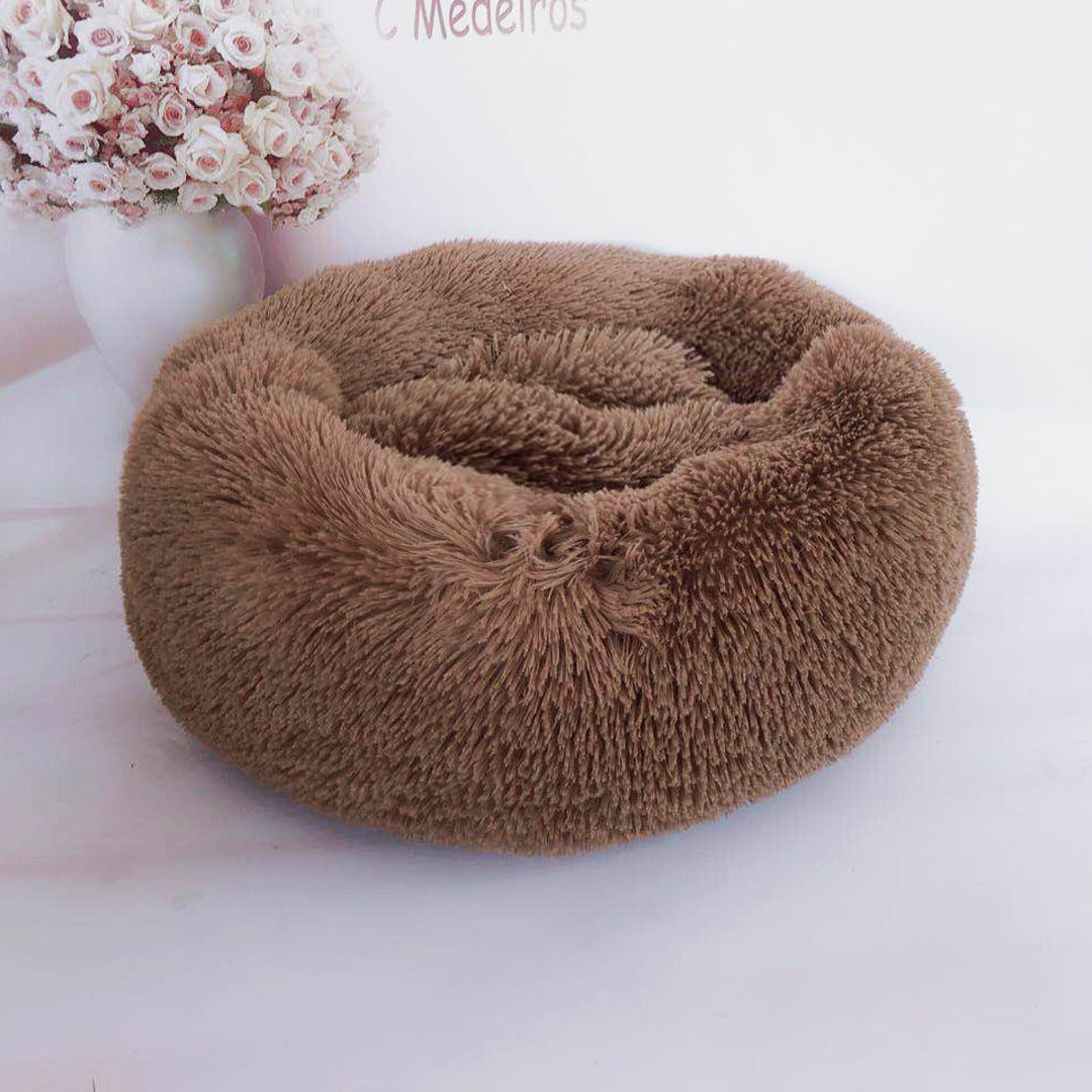 CloudCalm Fluffy Donut Bed