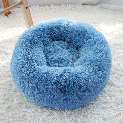 CloudCalm Fluffy Donut Bed
