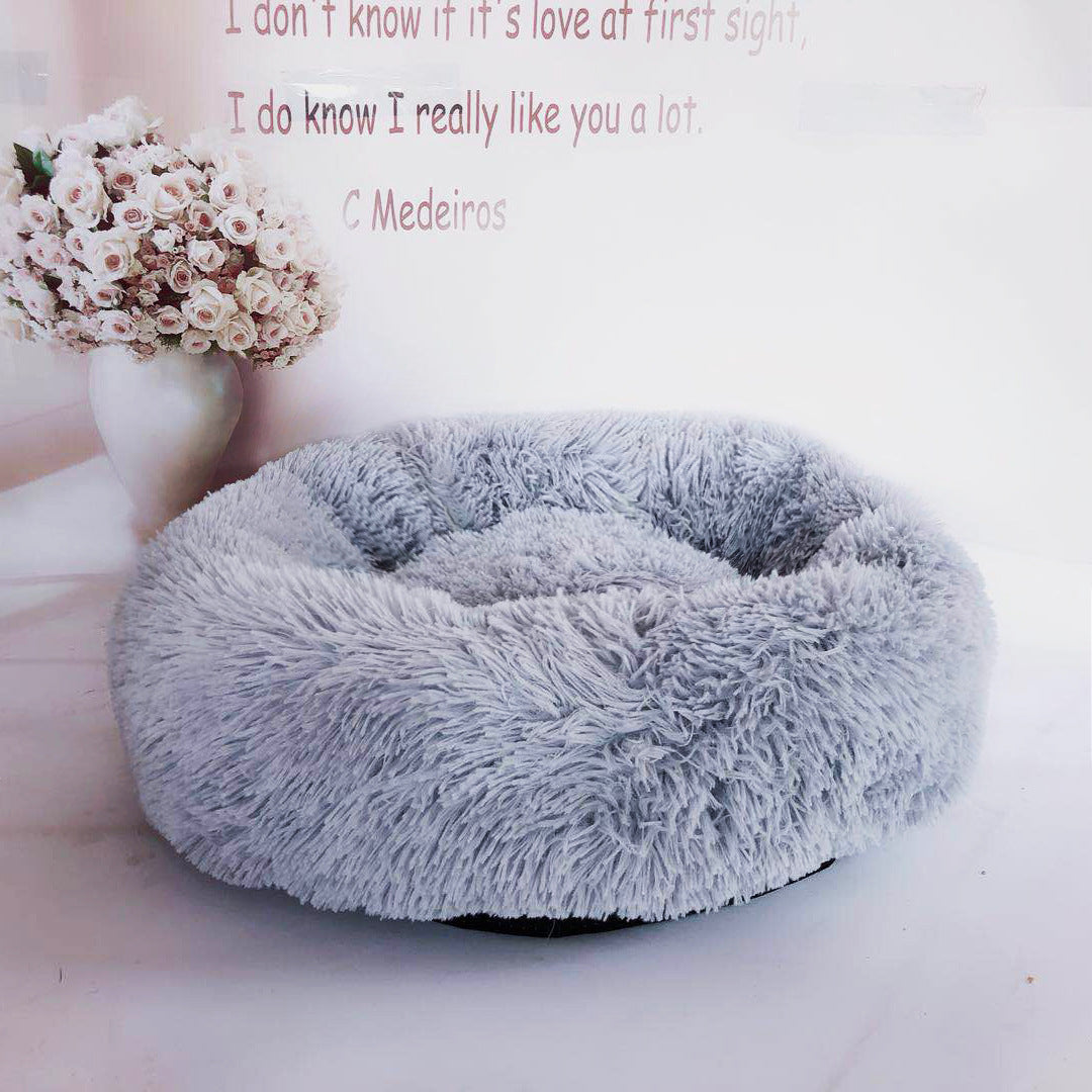 CloudCalm Fluffy Donut Bed