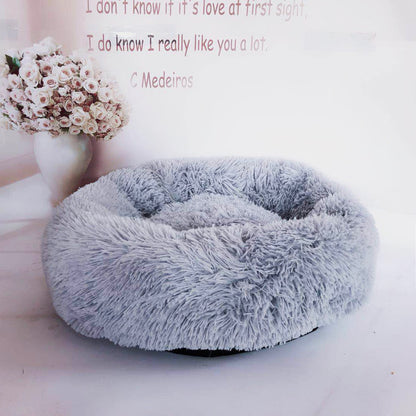 CloudCalm Fluffy Donut Bed