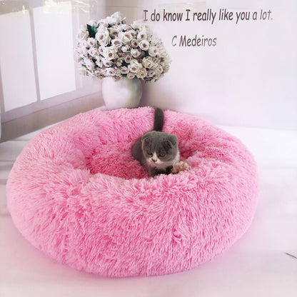 CloudCalm Fluffy Donut Bed