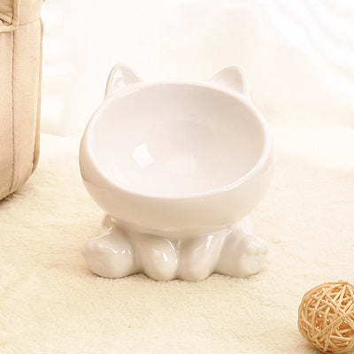 WhiskerRelief Ceramic Ergonomic Bowl