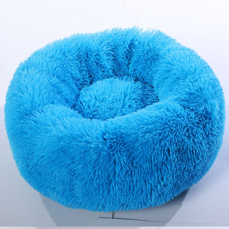 CloudCalm Fluffy Donut Bed