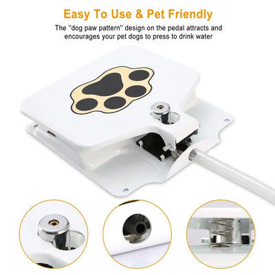 PawStream Outdoor Step-Activated Fountain