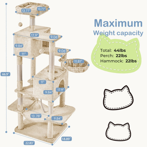 Paws & Peaks Multi-Level Cat Castl