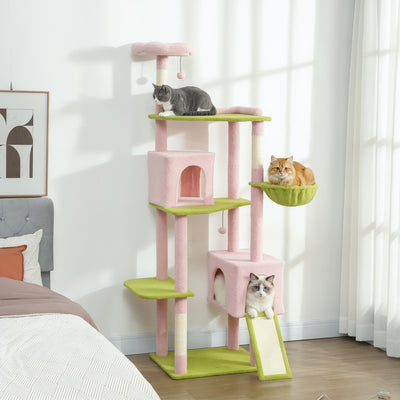 BlossomHaven Pastel Cat Tree