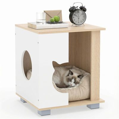 CozyNook Minimalist Cat Side Table